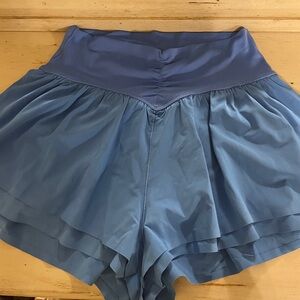 Aerie Offline Real Me Runched Flowy Shorts